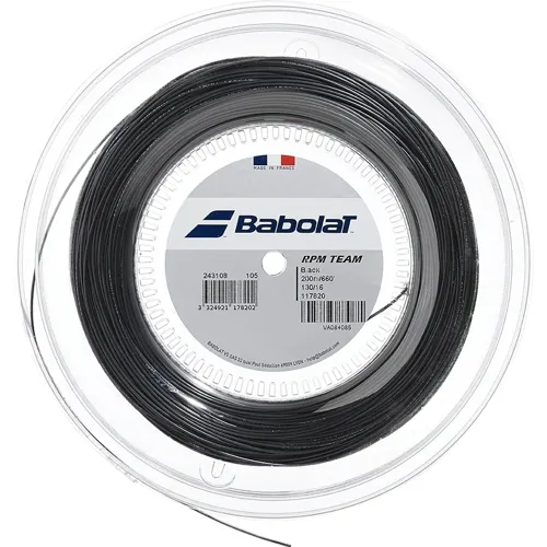 Babolat RPM Team Rol Snaren 200m - Zwart