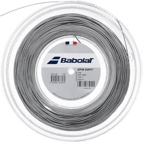 Babolat RPM Soft Rol Snaren 200m - Grijs